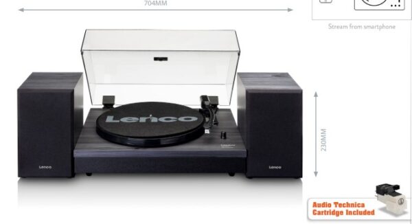 Giradischi con casse  Lenco Ls 301 BK
