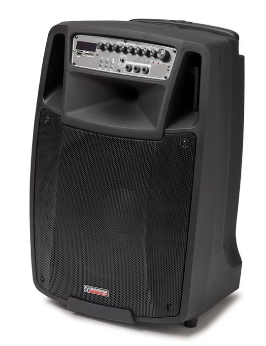 Cassa a Batteria 15" Audiodesign pro M2 15W/L con doppio radiomicrofoni a gelato